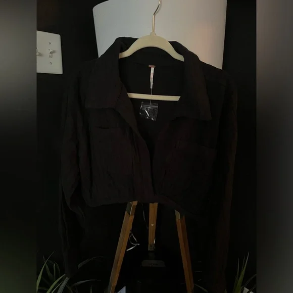 NWOT FREE PEOPLE Stay Cool Set In Black MSRP $98 Size L - Picture 9 of 16